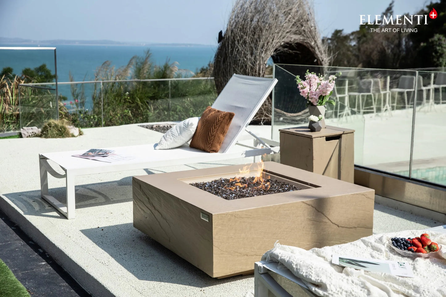 Elementi Plus Uluru Fire Table – 16 kW | OFG411SY