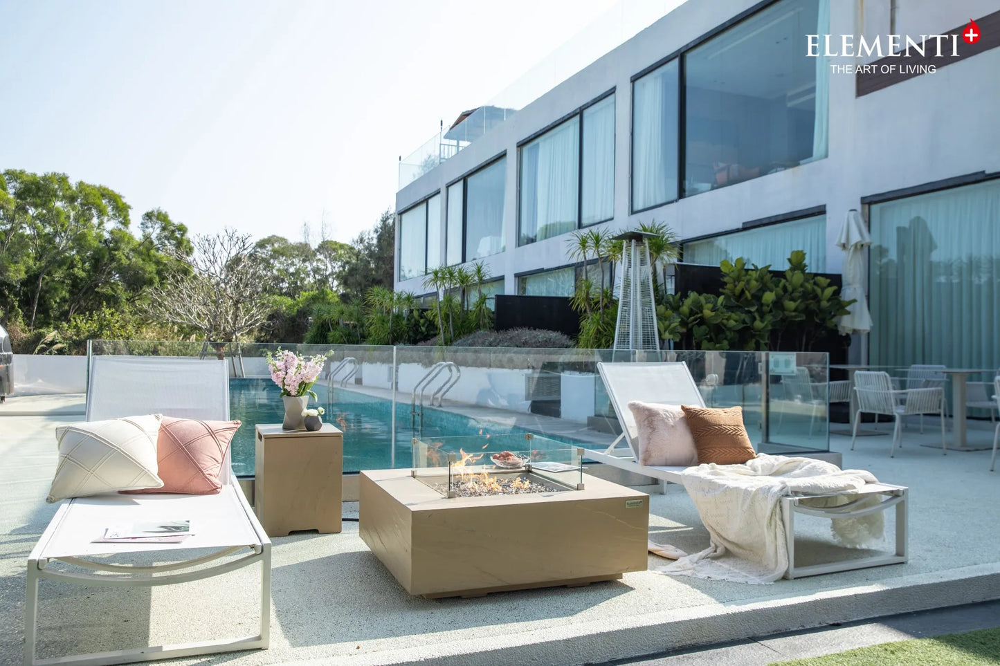 Elementi Plus Uluru Fire Table – 16 kW | OFG411SY