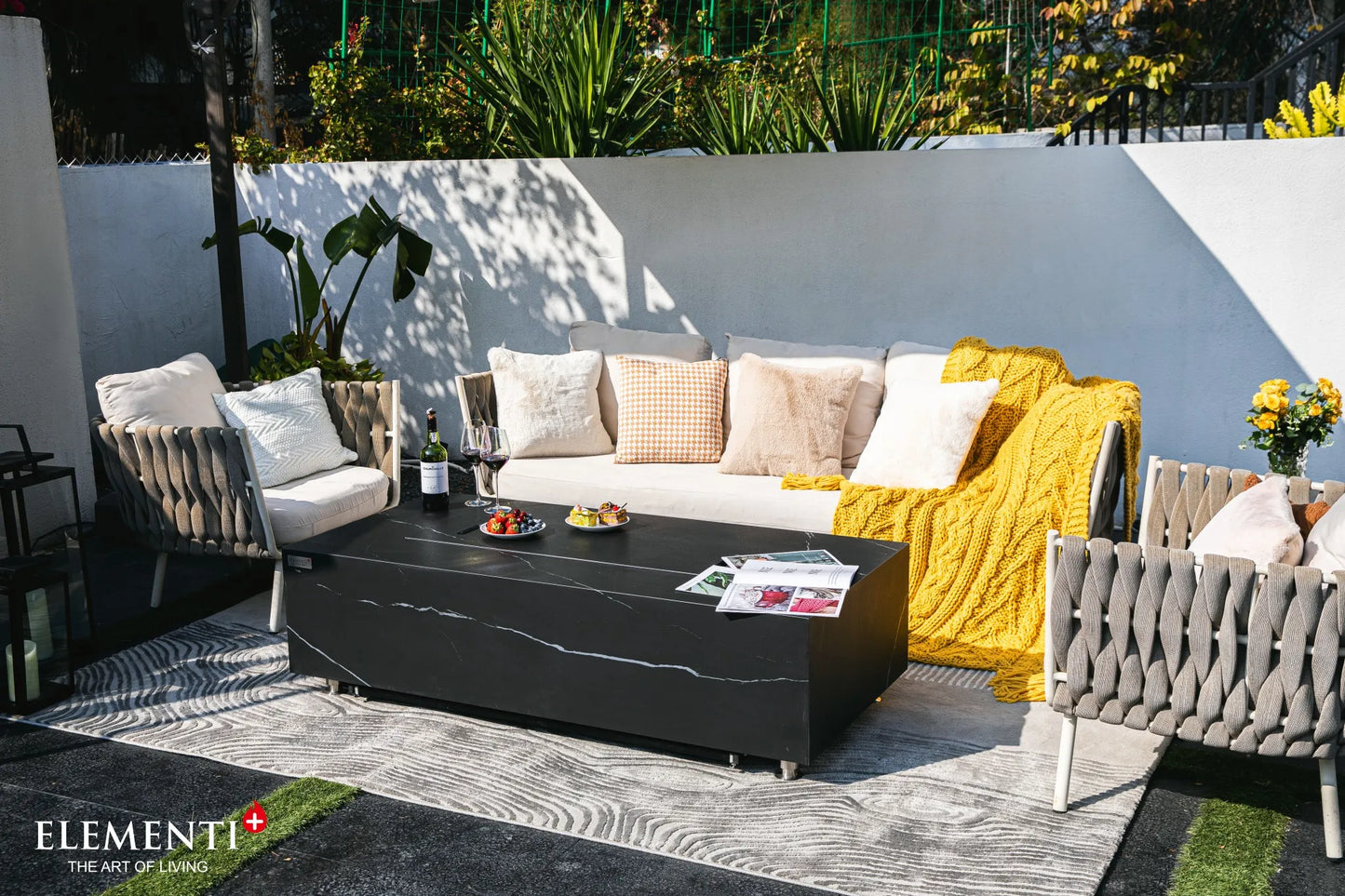 Elementi Plus Varna Fire Table – 16 kW | OFP121BB