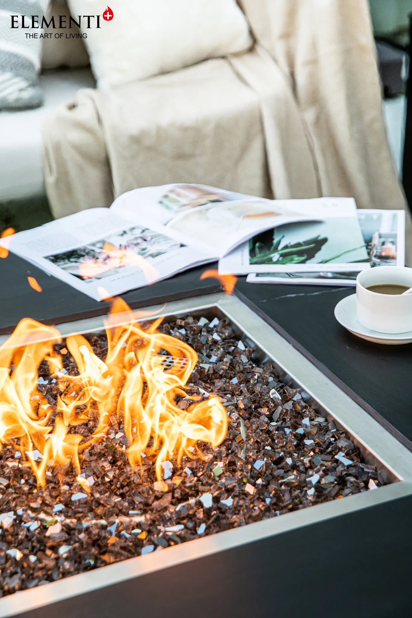 Elementi Plus Sofia Fire Table – 16 kW | OFP103BB