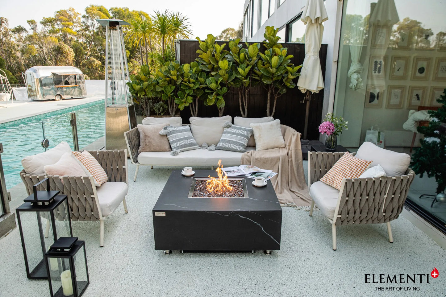 Elementi Plus Sofia Fire Table – 16 kW | OFP103BB