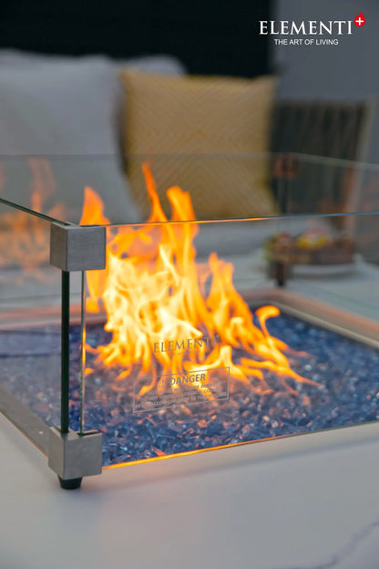Elementi Plus Bianco Fire Table – 16 kW | OFP103BW