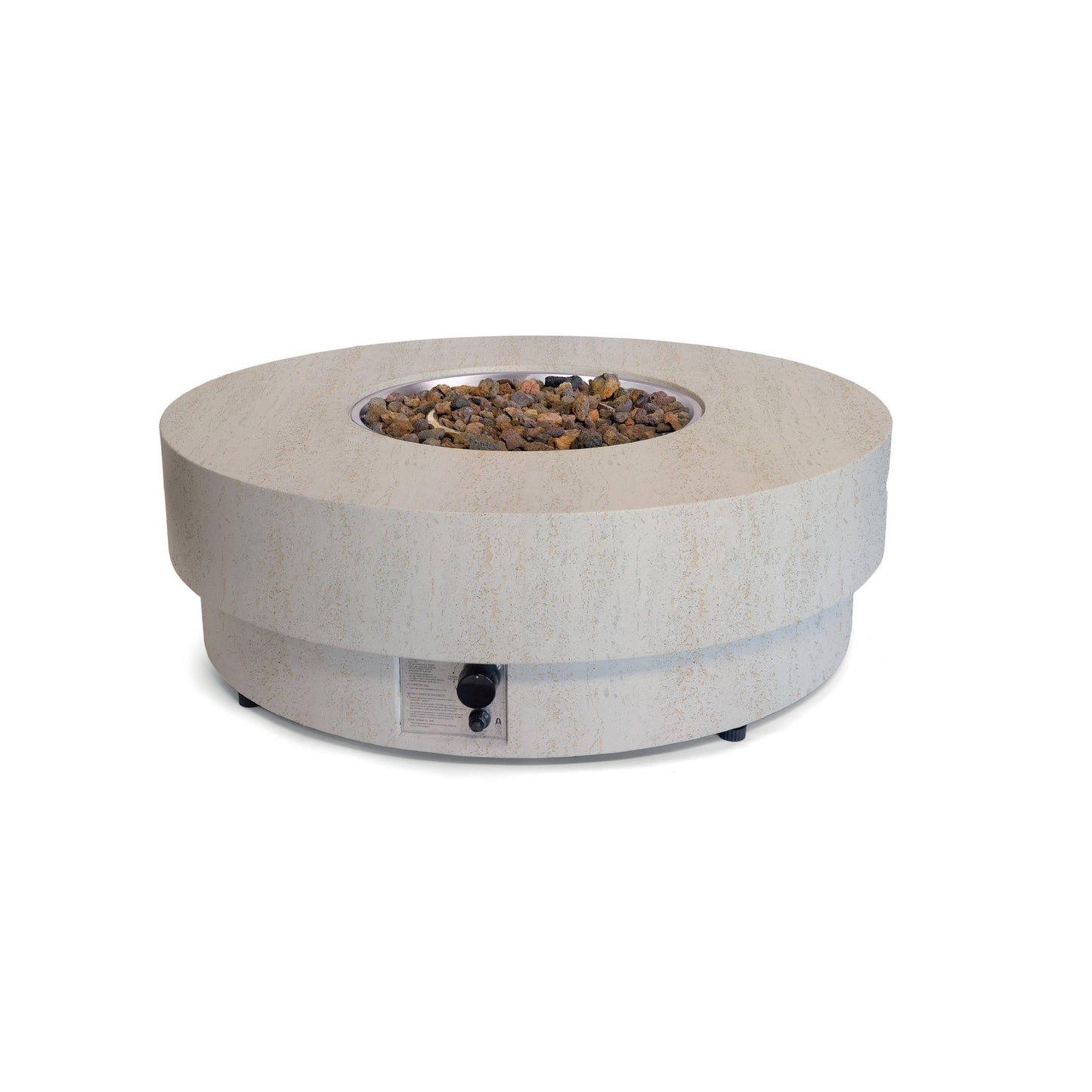 Happy Cocooning Estate Round 105 Gas Fire Pit Table | HCEST105