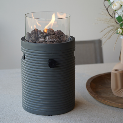 Happy Cocooning Lumi Groove Tabletop Gas Fireplace | HCLUMGR