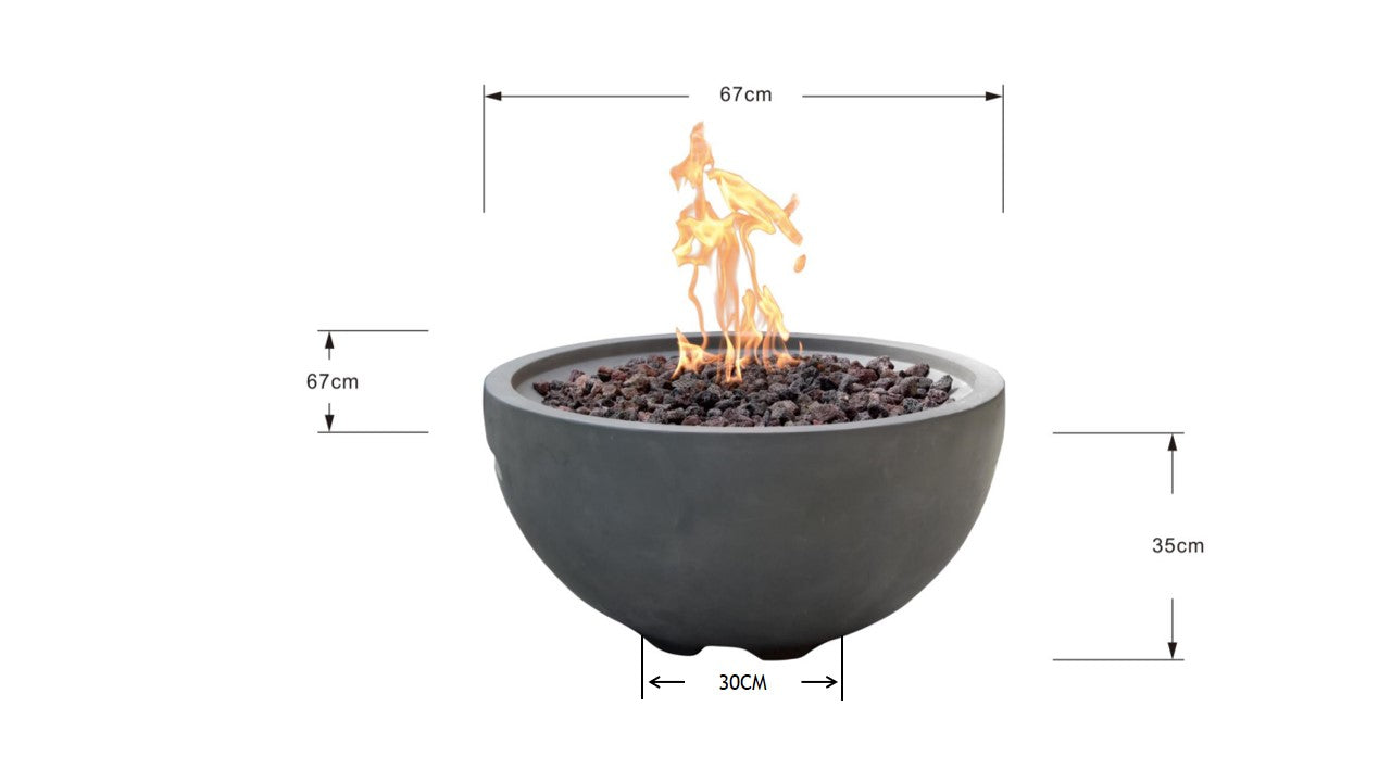 Elementi Modeno Nantucket Fire Bowl – 11.7 kW | OFG116
