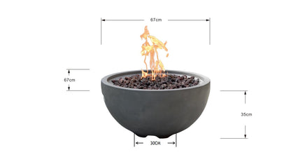 Elementi Modeno Nantucket Fire Bowl – 11.7 kW | OFG116