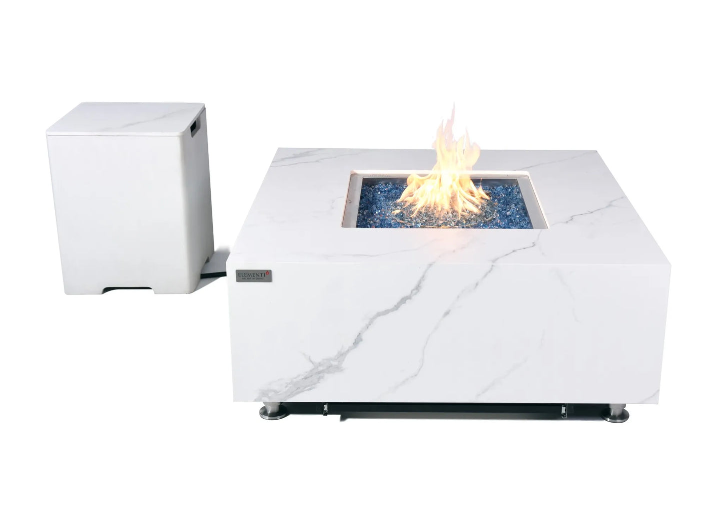 Elementi Plus Bianco Fire Table – 16 kW | OFP103BW
