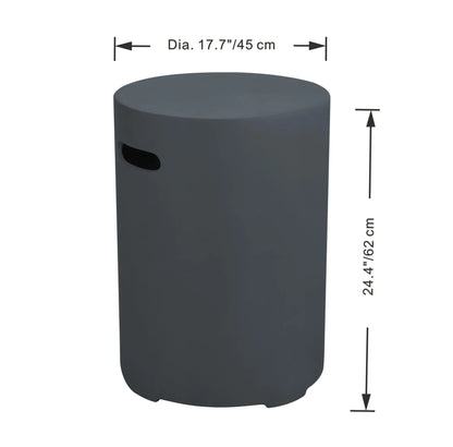 Elementi Round Tank Cover – Large | Light or Dark Grey
