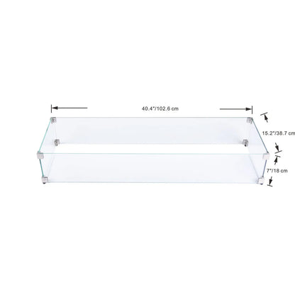 Elementi Plus Tempered Glass Wind Screens – Rectangular, Square & Round