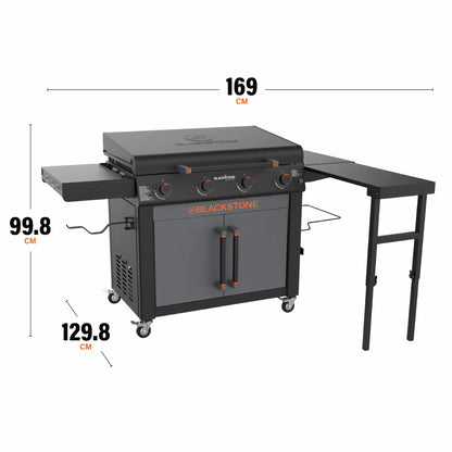 Blackstone Culinary 36" Griddle with Cabinet & Side Table | 257‑2230DK