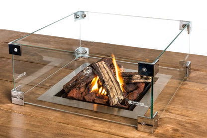 Happy Cocooning Glass Screens – Windscreens for Fire Pit Tables