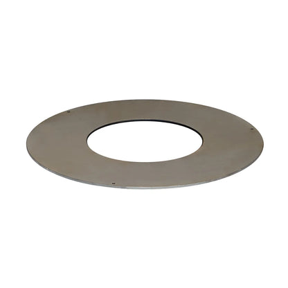 Circular metallic mounting plate with central and four screw holes for buschbeck plancha cooking ring 80cm fire pits