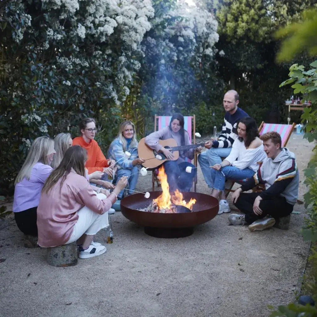 Barbecook Jack Corten Steel Fire Pit 100cm | BC - WOO - 6028 - Fire Pits, Fireplaces, Heating