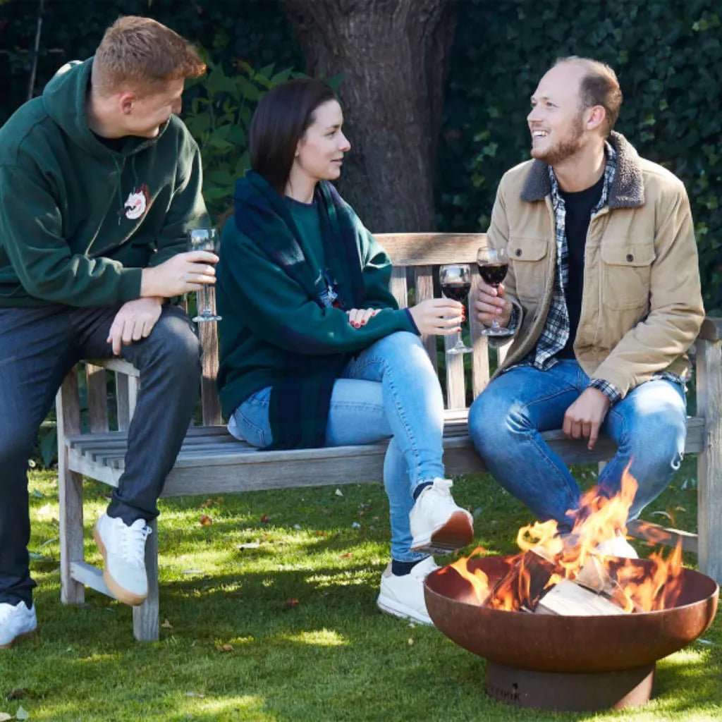 Barbecook Jack Corten Steel Fire Pit 75cm | BC - WOO - 6019 - Fire Pits, Fireplaces, Heating