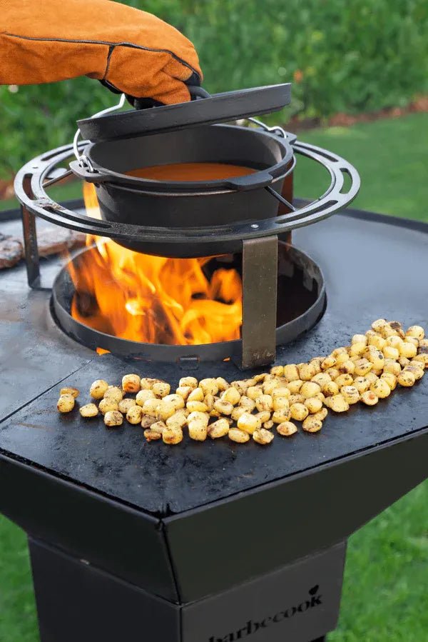 Barbecook Nestor Corten Steel Wood Plancha Grill | BC - WOO - 6023 - BBQs & Grills