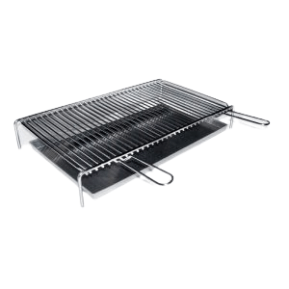 BARBECUE GRILL SET INCUDING COOKING GRID AND GREASE PAN - Grill Bar - GRIBL1 - GardenHearth