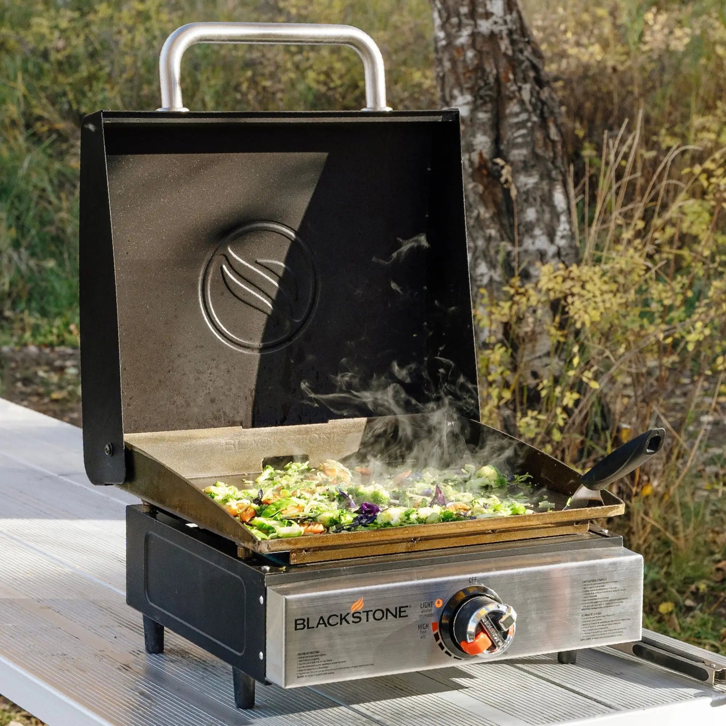 Blackstone 17" Tabletop Griddle with Hood | 257‑2143DK