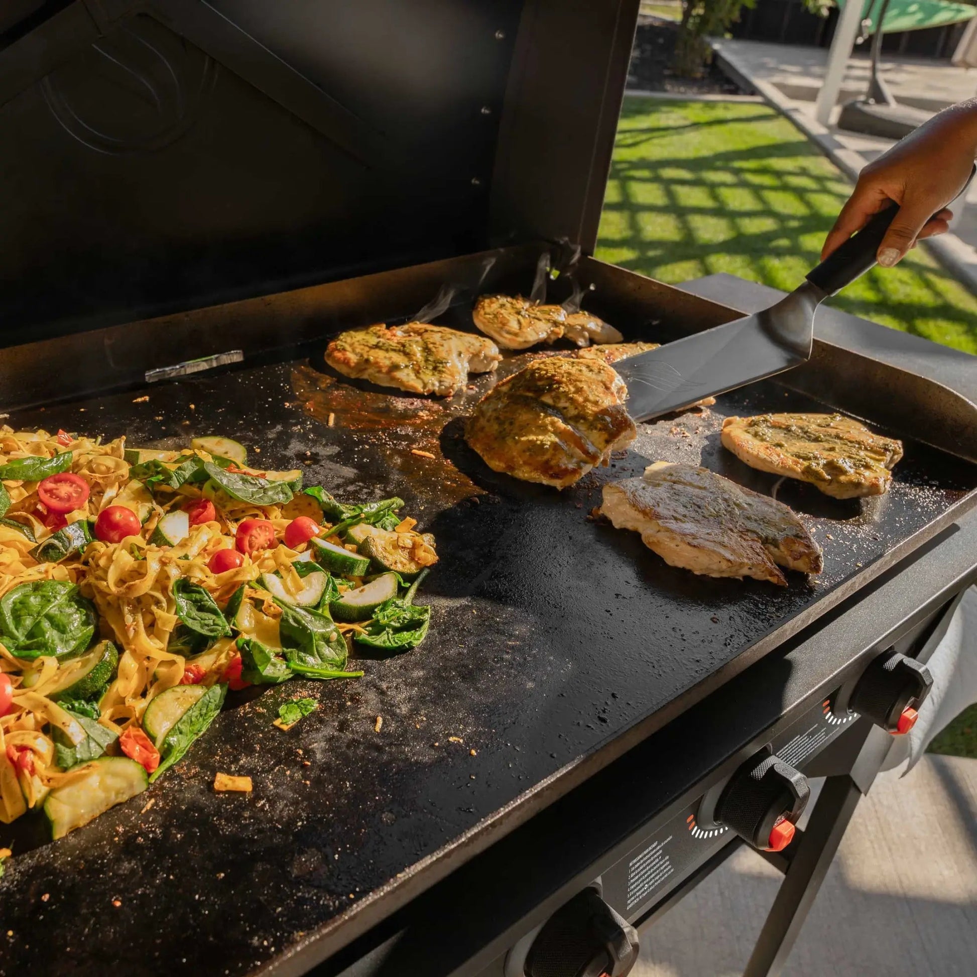 Blackstone Iron Forged 36" Griddle with Hood | 257‑2310DK