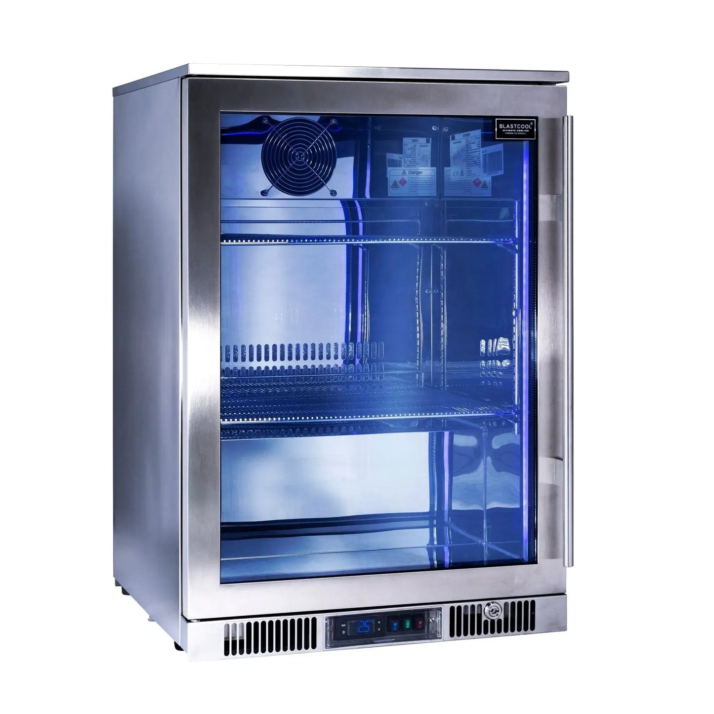 Blastcool Extremis XP1 Premium Outdoor Beverage Fridge - Single Door, Two Heights
