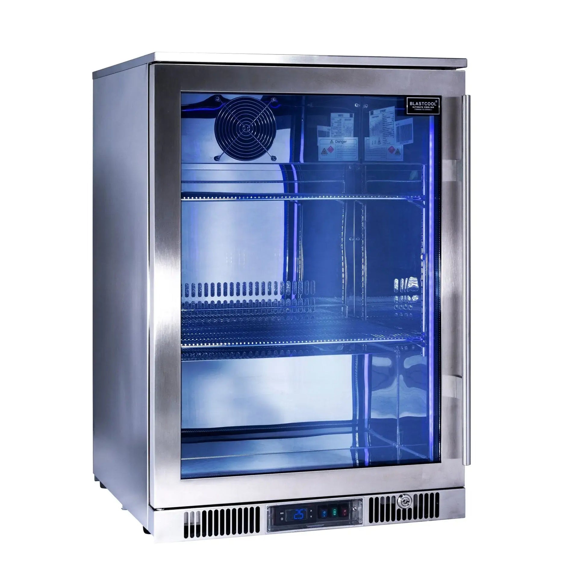 Blastcool Extremis XP1 Premium Outdoor Beverage Fridge - Single Door, Two Heights