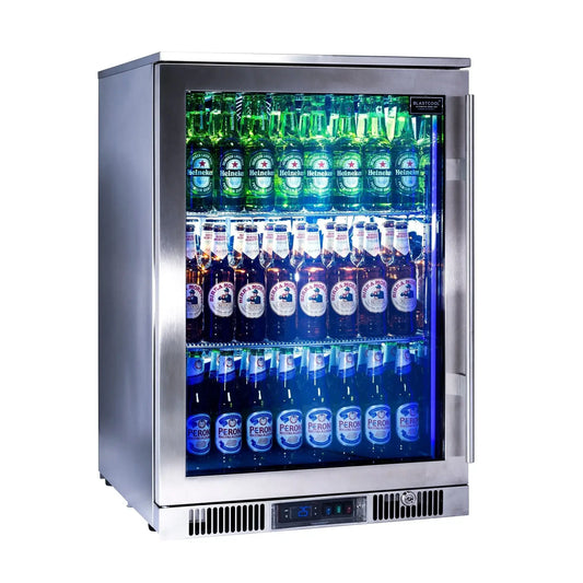 Blastcool Extremis XP1 Premium Outdoor Beverage Fridge - Single Door, Two Heights