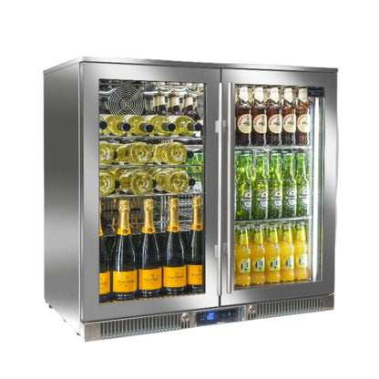 Blastcool Extremis XP2 Premium Outdoor Beverage Fridge - Double Door | XP2 - 870 - Refrigerators - XP2 - 870 - SD - GardenHearth