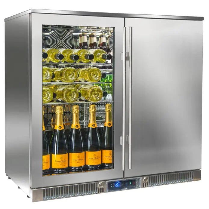 Blastcool Extremis XP2 Premium Outdoor Beverage Fridge - Double Door | XP2 - 870 - Refrigerators - XP2 - 870 - TWN - GardenHearth