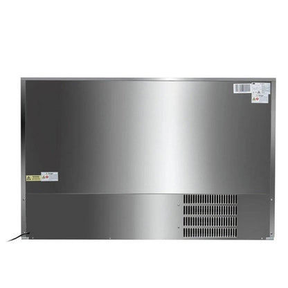 Blastcool extremis xp3 premium outdoor beverage fridge stainless steel ice maker with sleek finish and bottom vent grille
