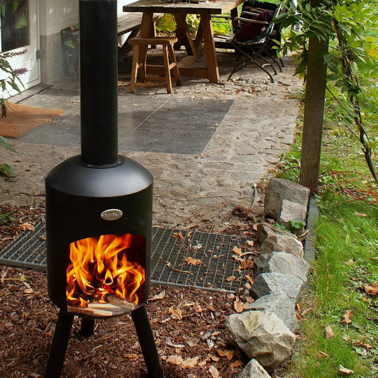 BonFeu BonBini Black Outdoor Fireplace 2901