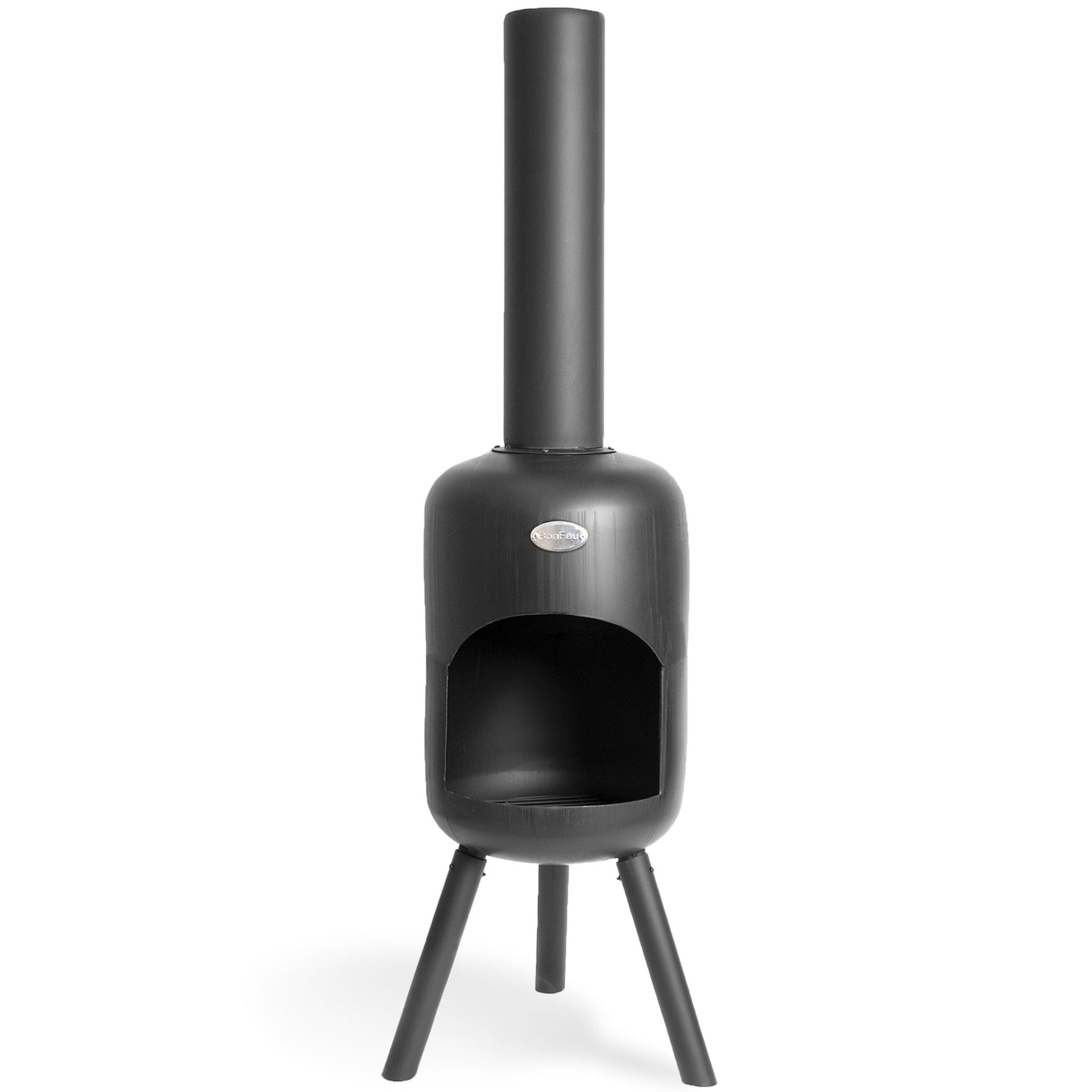 BonFeu BonBini Black Outdoor Fireplace 2901 - Outdoor Fireplaces - 2901 - GardenHearth