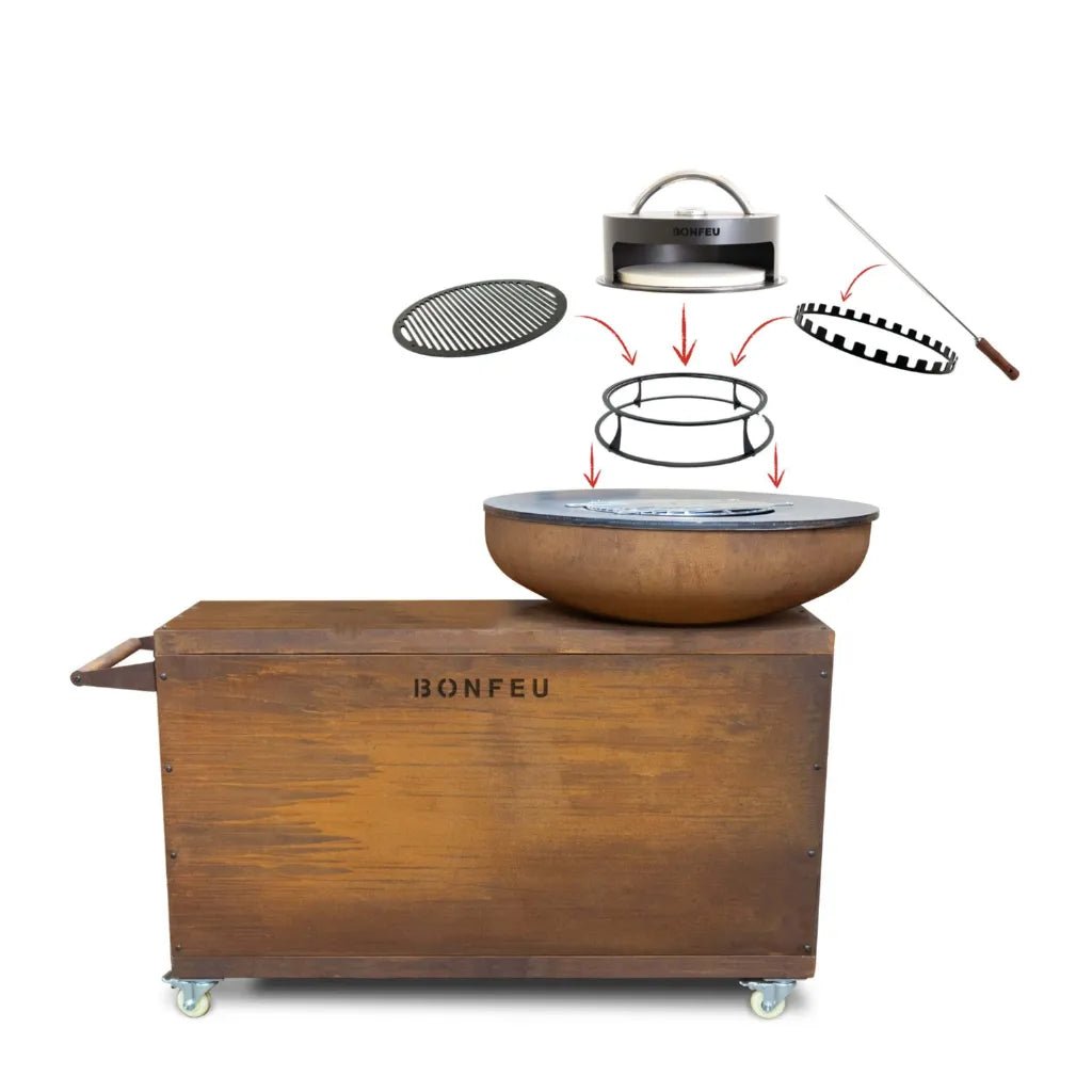 BonFeu BonBiza Island Outdoor Kitchen - Standard or XL - Outdoor Kitchens