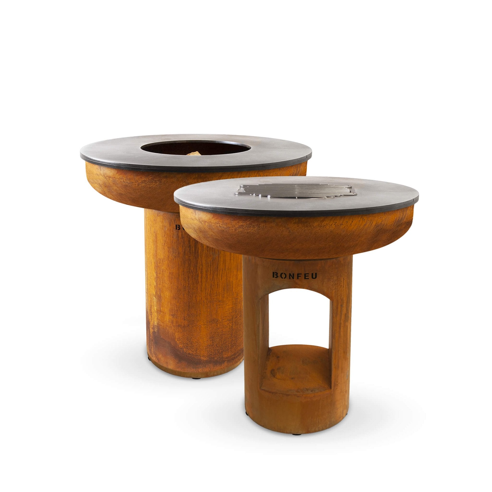 BonFeu BonBiza XL Plancha Grill / Fire Pit in Corten Steel