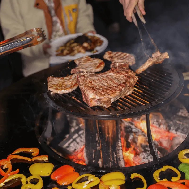 BonFeu BonBiza XL Plancha Grill / Fire Pit in Corten Steel (Closed or Open) - Outdoor Kitchens