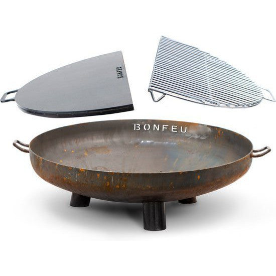 BonFeu BonBowl Plus Corten Steel Fire Bowl / Fire Pit - Fire Pits - FH3.600 - GardenHearth