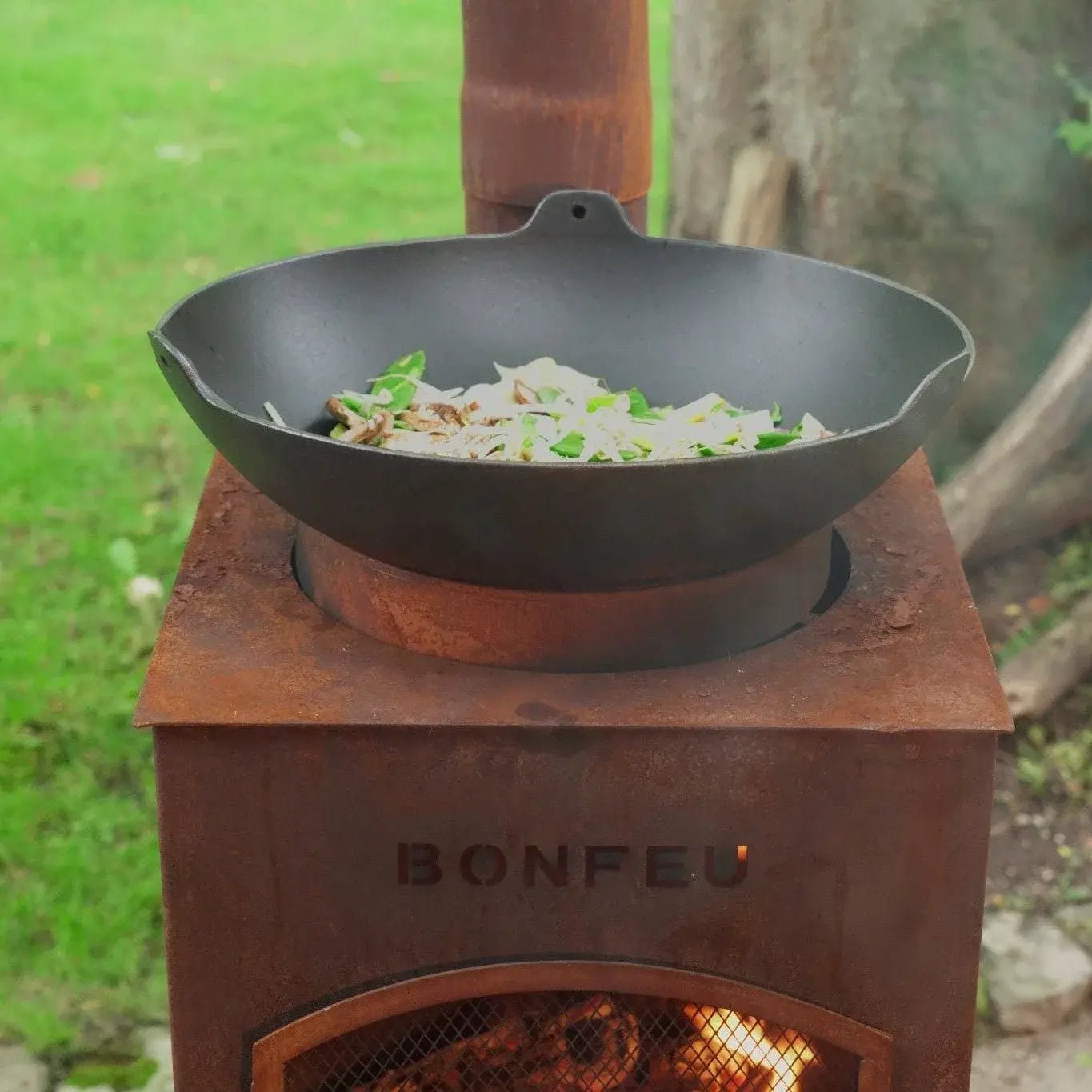 BonFeu Boncarré Outdoor Fireplace Black 3503
