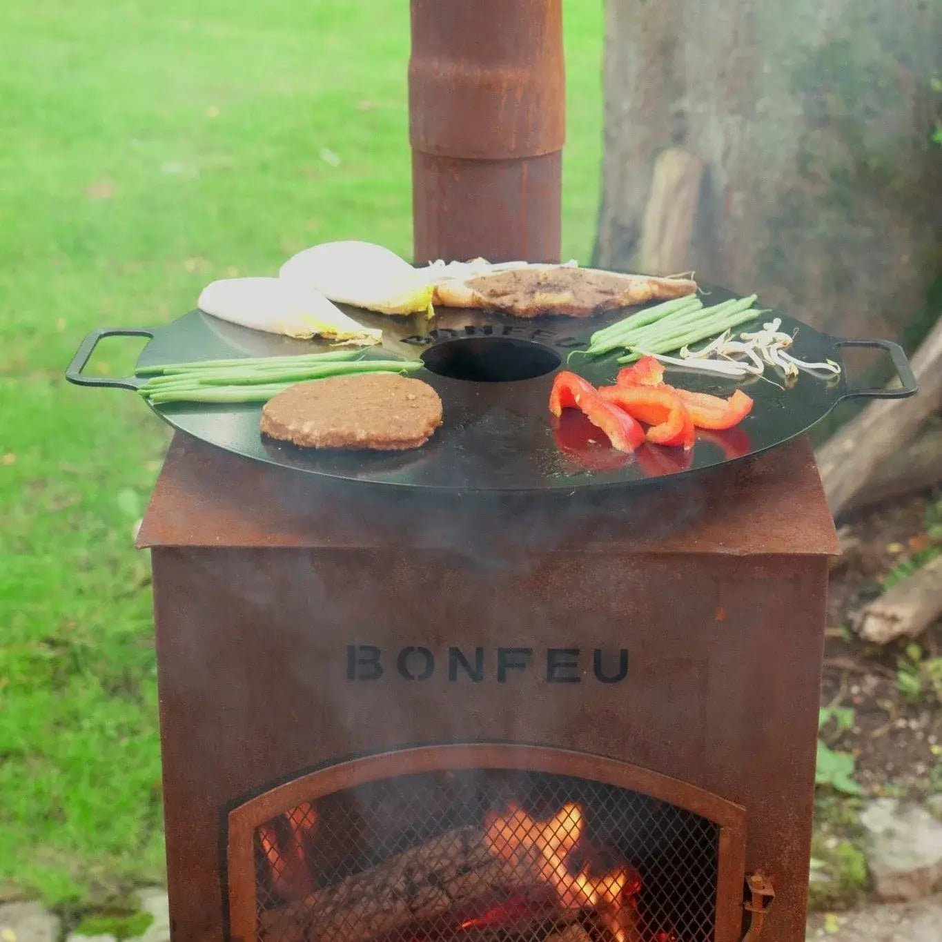 BonFeu Boncarré Outdoor Fireplace Black 3503