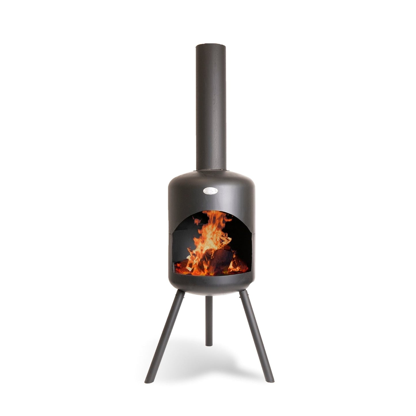 BonFeu BonSelo Black Outdoor Fireplace / Chimenea 3901 - Outdoor Fireplaces - 3901 - GardenHearth