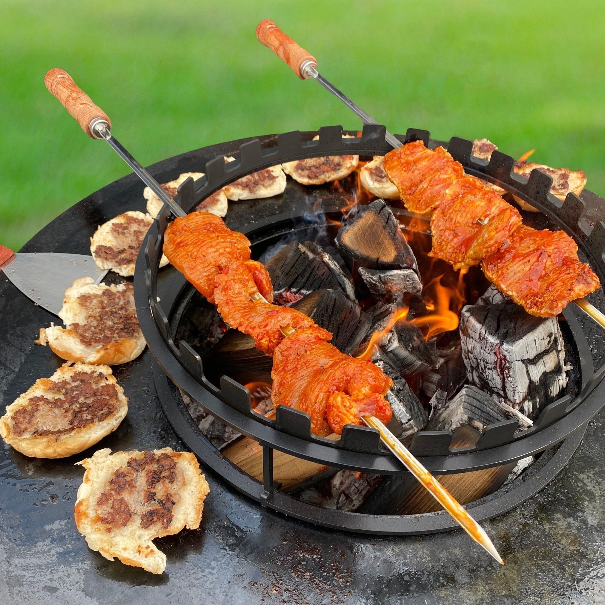 BonFeu Skewers for the BonFeu Skewer Ring (set of 3) 75cm - Accessories - BSK - GardenHearth