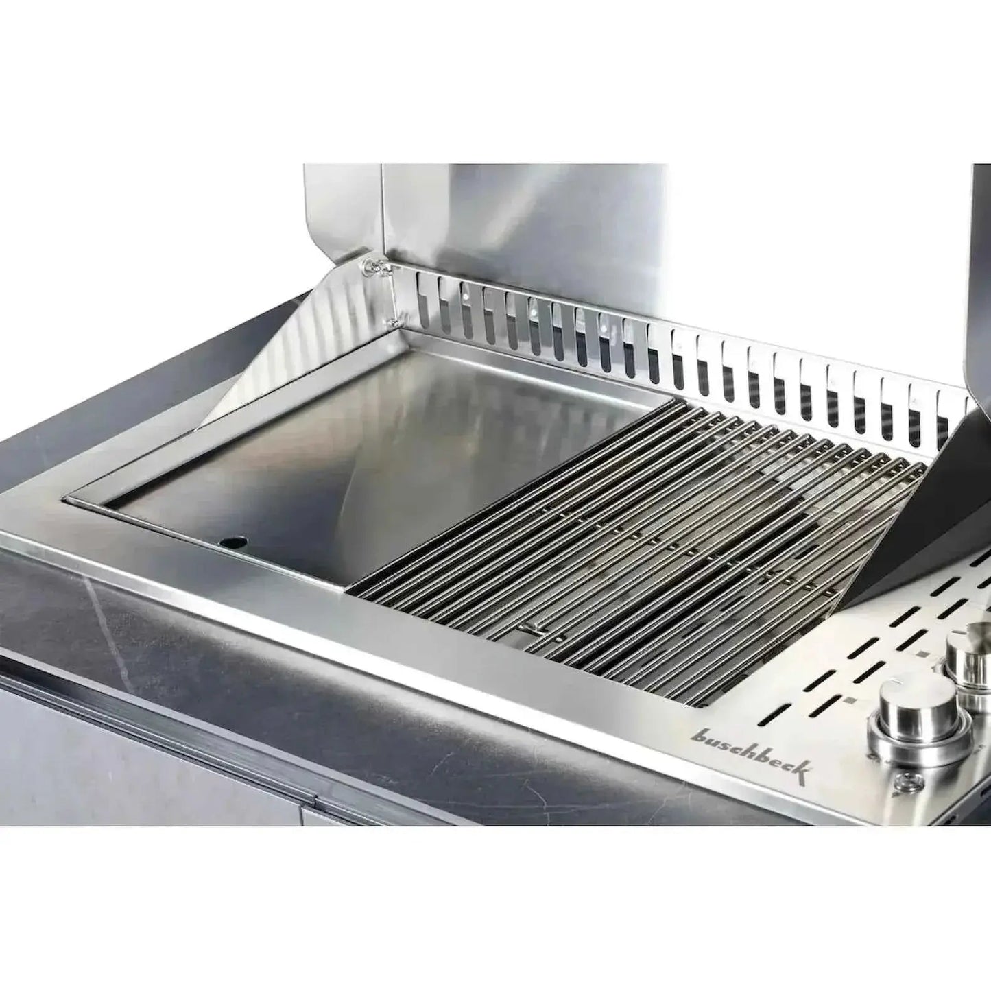 Buschbeck Derby Outdoor Kitchen | Grey Marbled Ceramic Finish | BB-ISLKIT-G