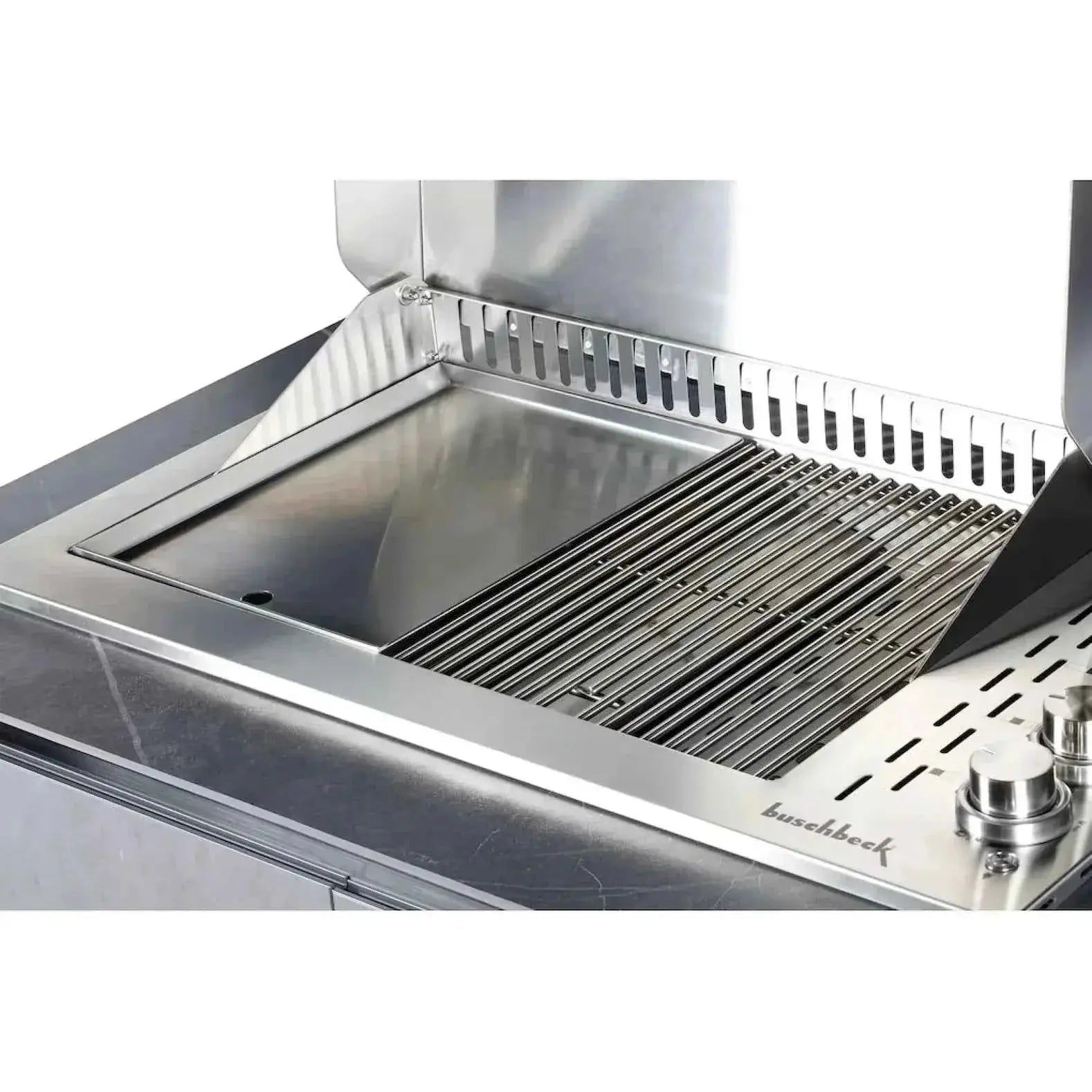 Buschbeck Derby Outdoor Kitchen | Grey Marbled Ceramic Finish | BB-ISLKIT-G