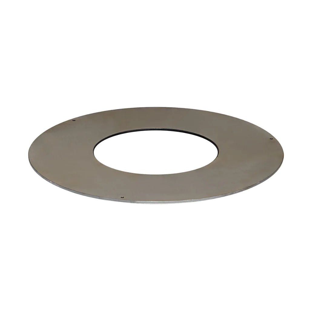 Buschbeck plancha cooking ring for 60cm fire pits stainless steel circular mounting plate with central and screw holes