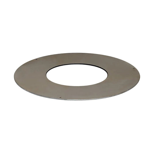 Buschbeck plancha cooking ring for 60cm fire pits stainless steel circular mounting plate with central and screw holes