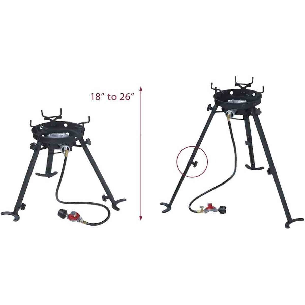 Callow Complete Outdoor Gas Wok Set with High‑Power Burner | C3201B - BBQs & Grills