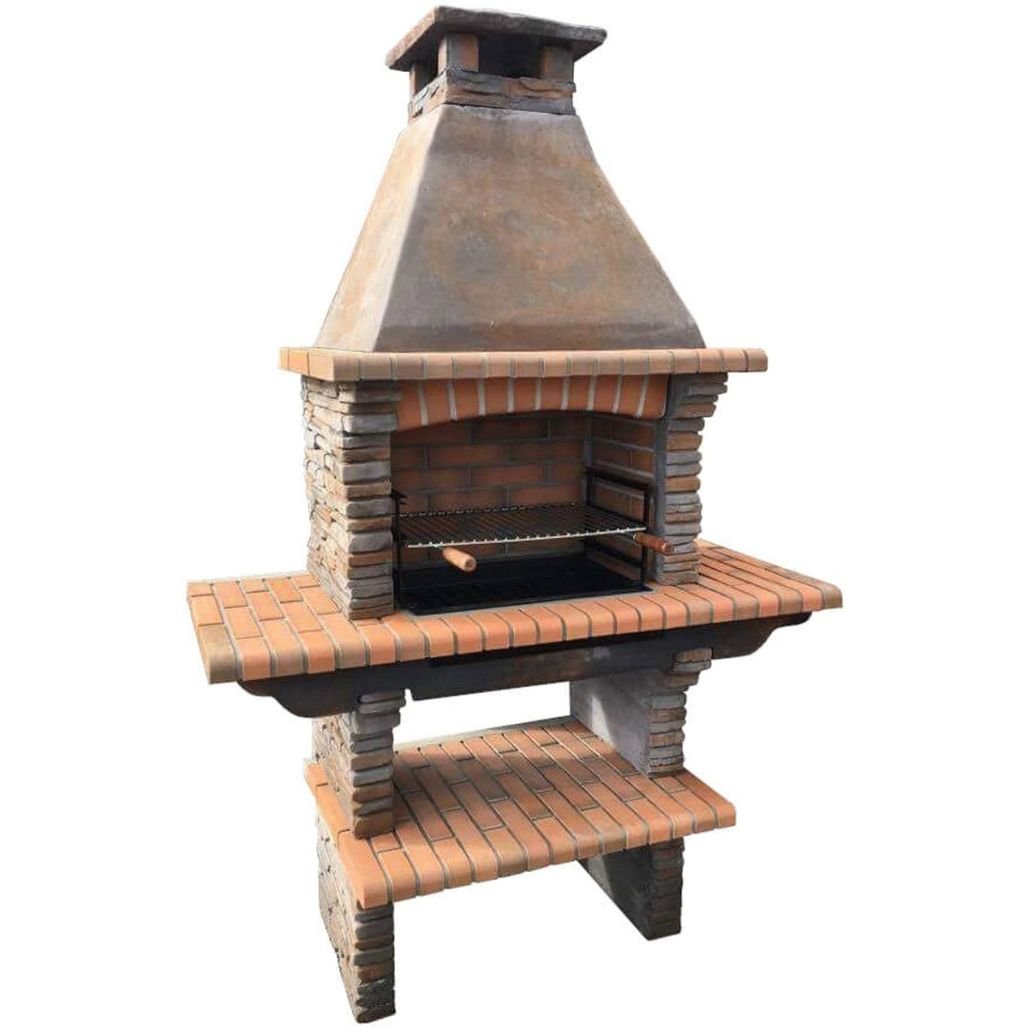 Callow Mediterrani Stone Masonry BBQ | 402L (Light) 402D (Dark) - BBQs & Grills - 402D - GardenHearth