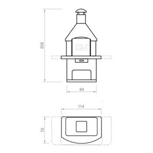 Callow Mussalla Masonry BBQ | Mussalla - BBQs & Grills - Mussalla - GardenHearth