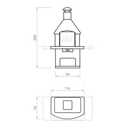 Callow Mussalla Masonry BBQ | Mussalla - BBQs & Grills - Mussalla - GardenHearth