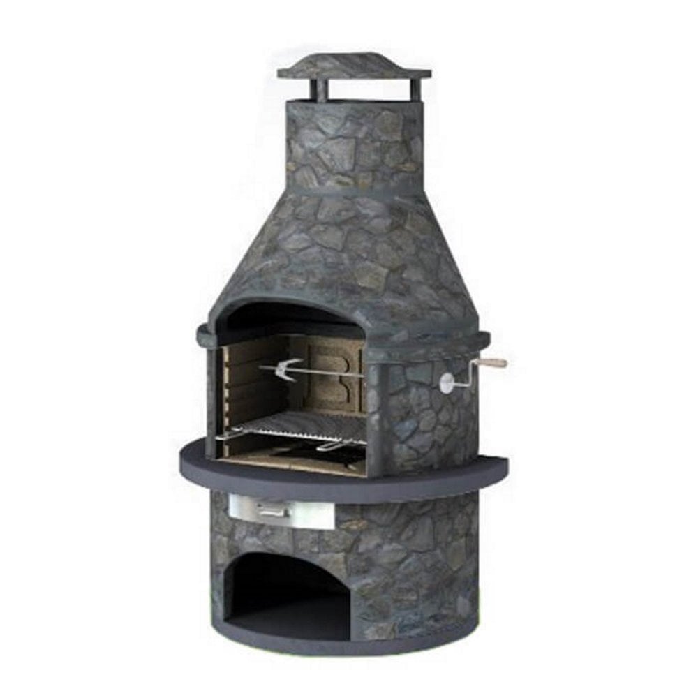 Callow Rondo Dark Masonry BBQ | RonD - BBQs & Grills - RonD - GardenHearth