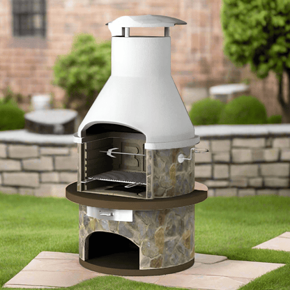 Callow Rondo Modern Masonry BBQ | RonM - BBQs & Grills - RONM - GardenHearth