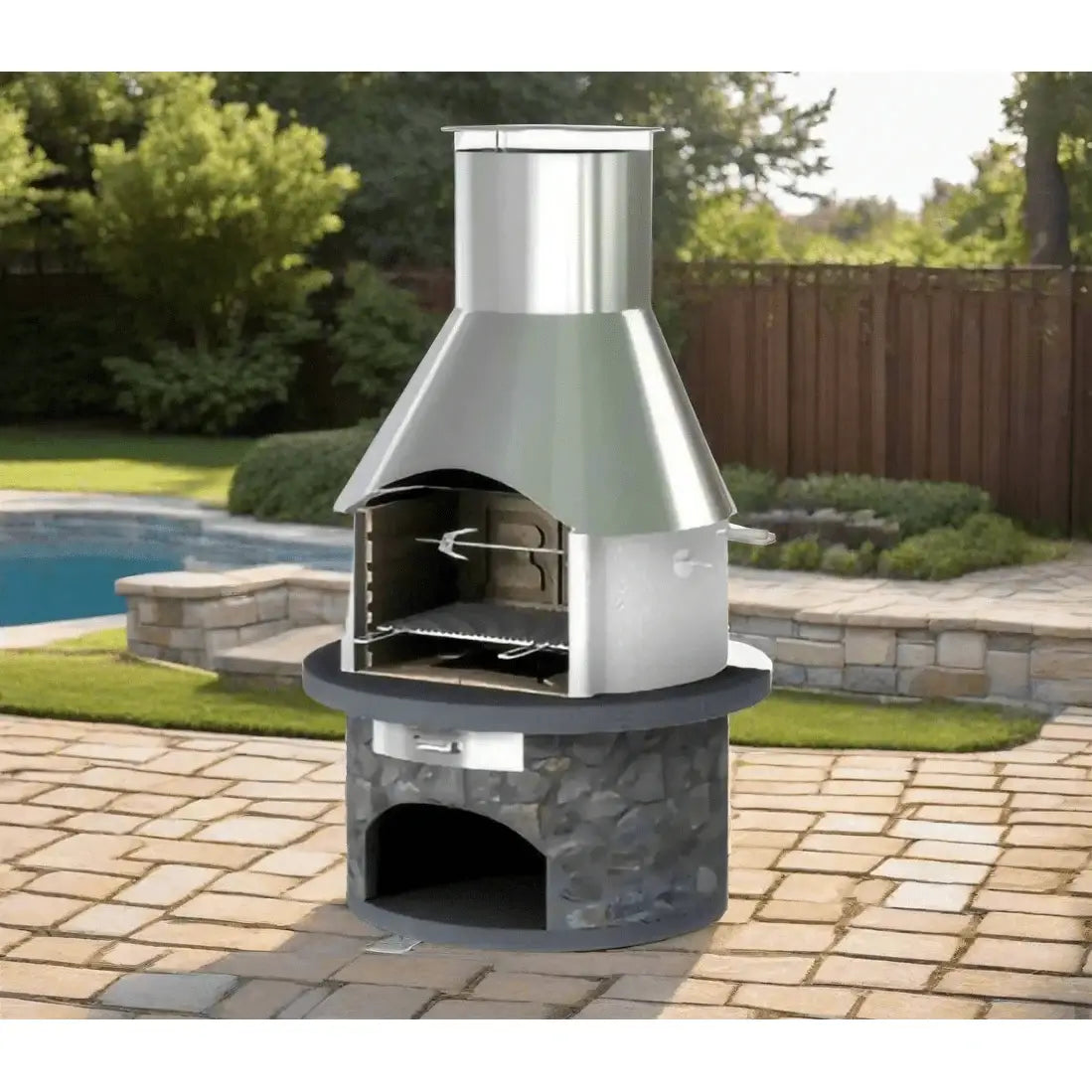 Callow Rondo Steel Masonry BBQ | RonS