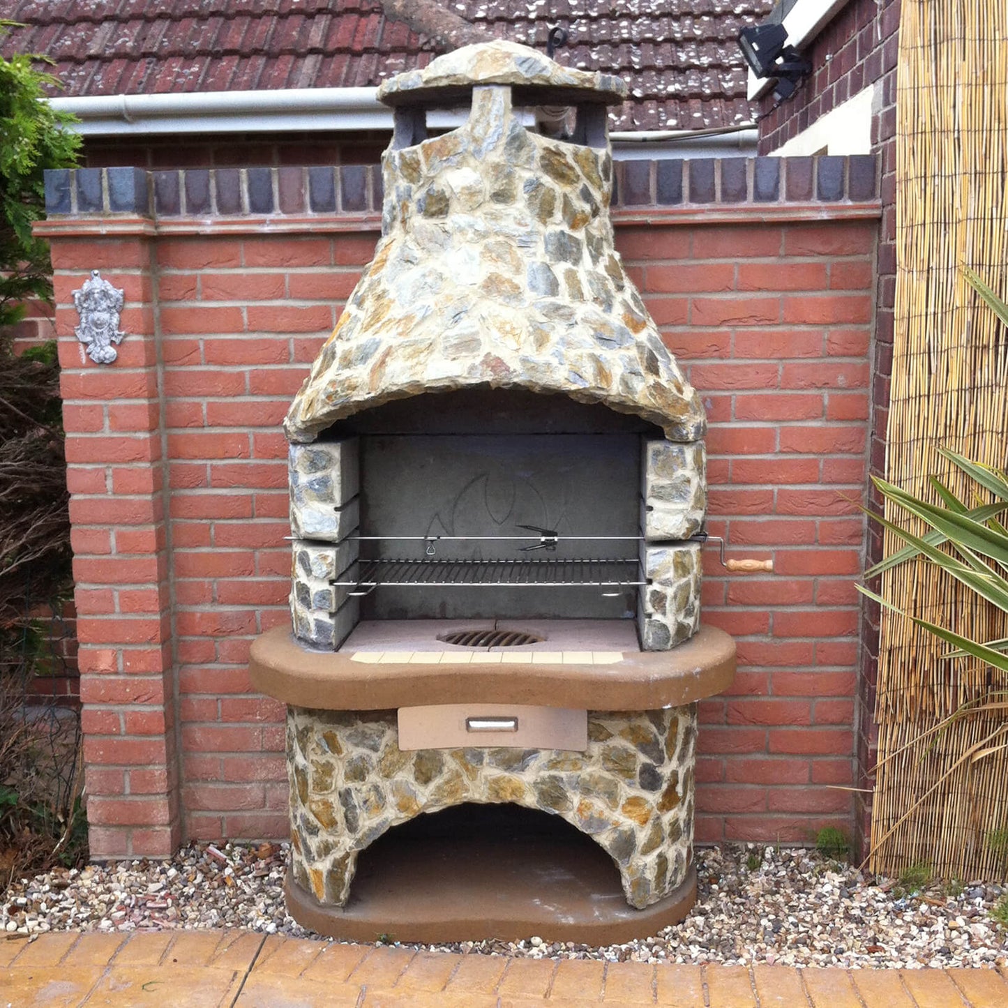 Callow Slate Tampere Masonry BBQ | Light (TamL) or Dark (TamD) - BBQs & Grills - TamL - GardenHearth